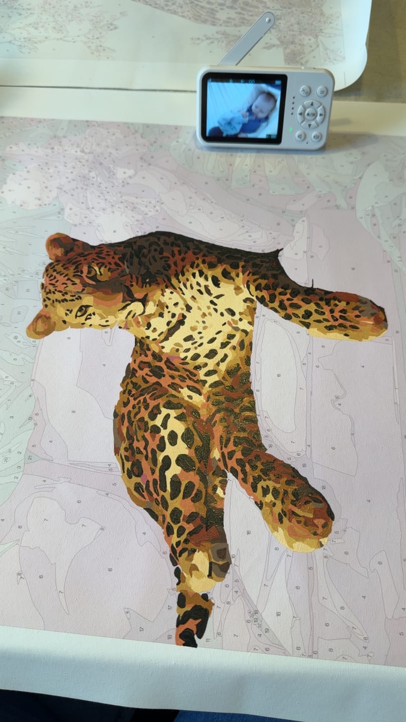 Customer photo review of Wild elegance | Paint by Number
