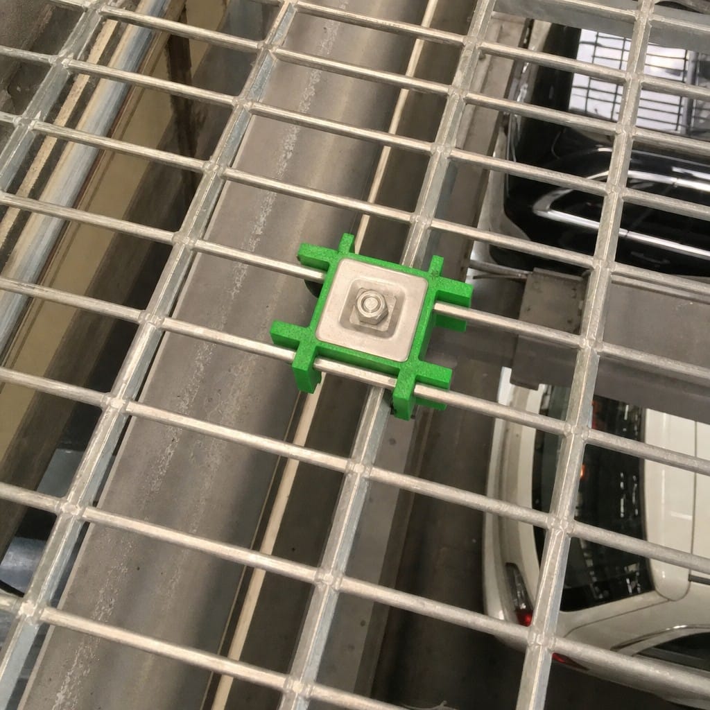 Customer photo review of 316 Steel Grating Clips Complete Set with Bolts C M L Types