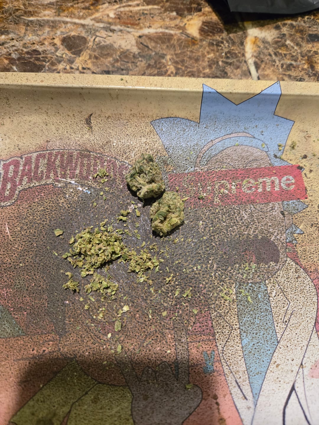 Customer photo review of Durban Poison THCA Flower