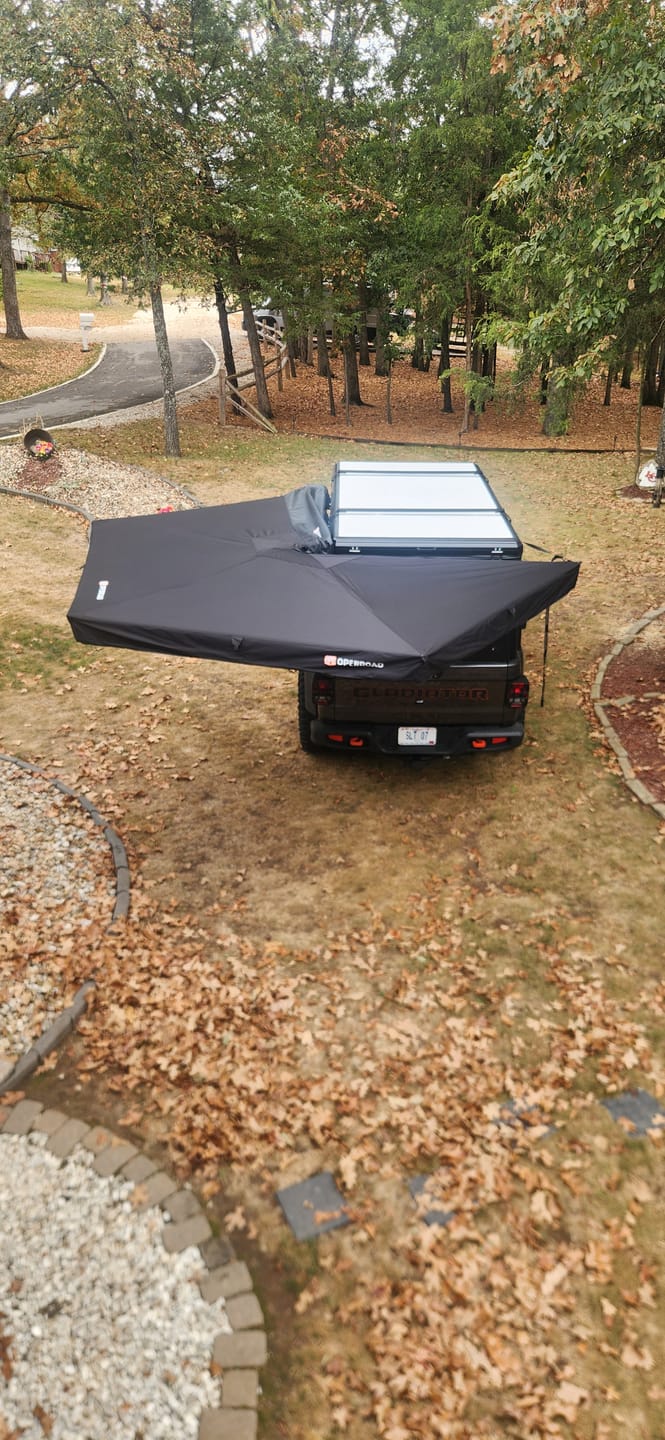 Customer photo review of OPENROAD  270 Free Standing Awning for Camping-Adventure Series