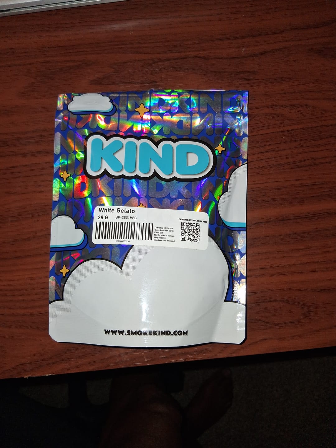 Customer photo review of KIND - White Gelato - 28 Grams - Indica