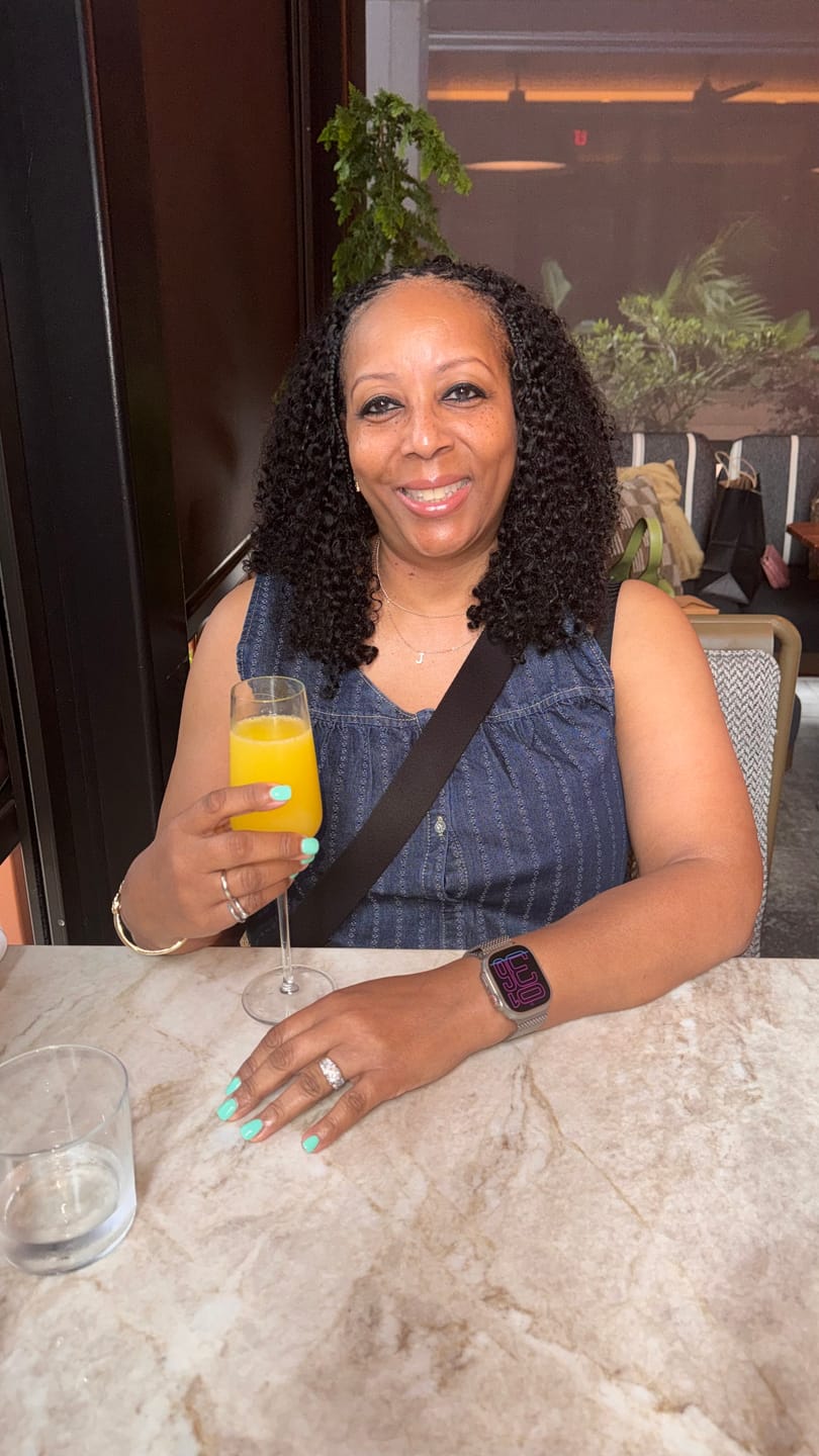 Customer photo review of Ywigs Burmese Water Curly Human Crochet Hair