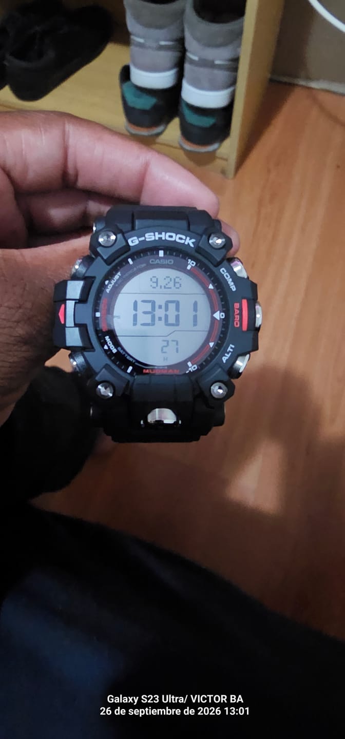 Customer photo review of Reloj Casio G-Shock Mudman GW-9500-1 Triple Sensor