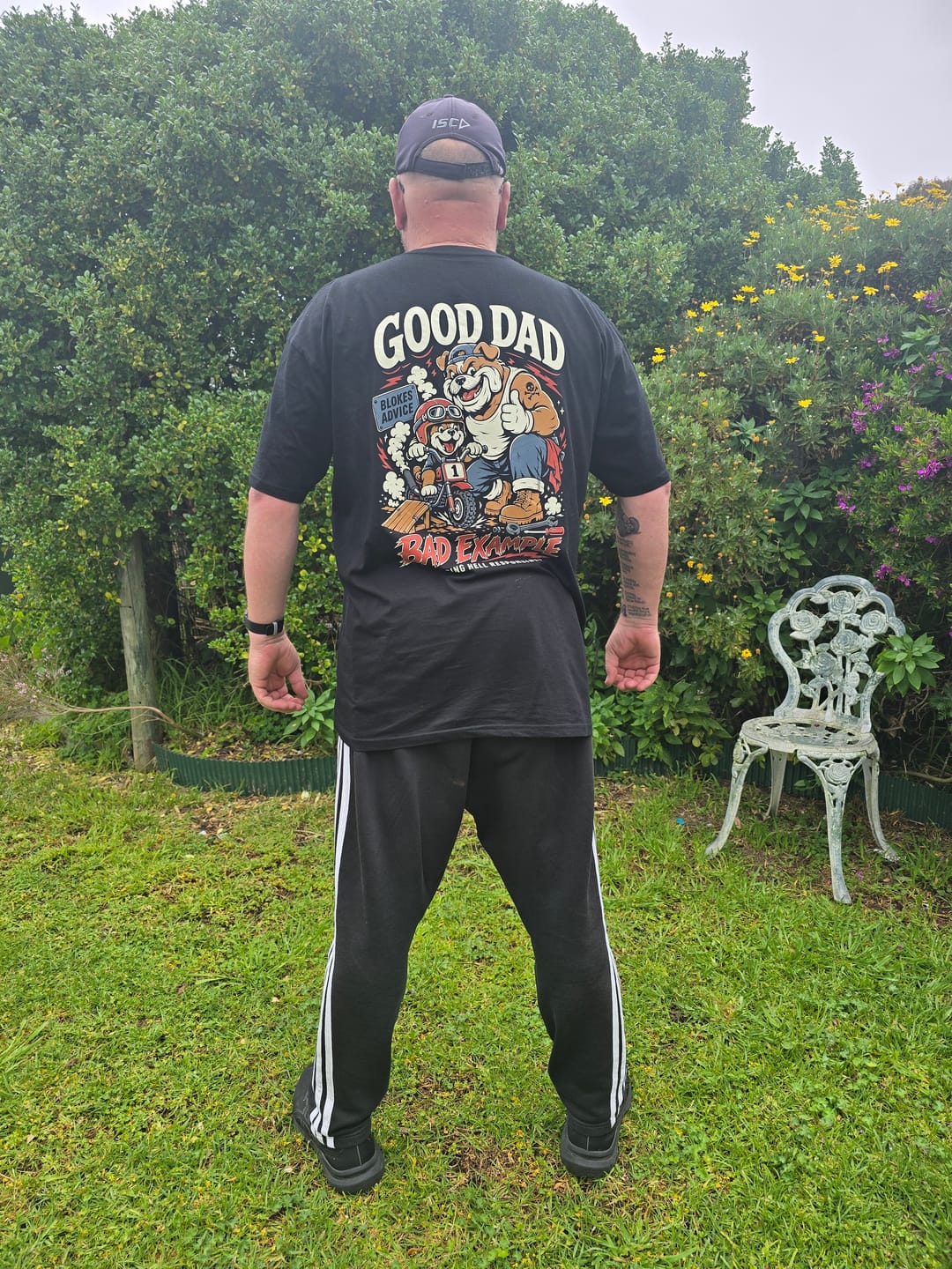 Customer photo review of Bad Example Tee