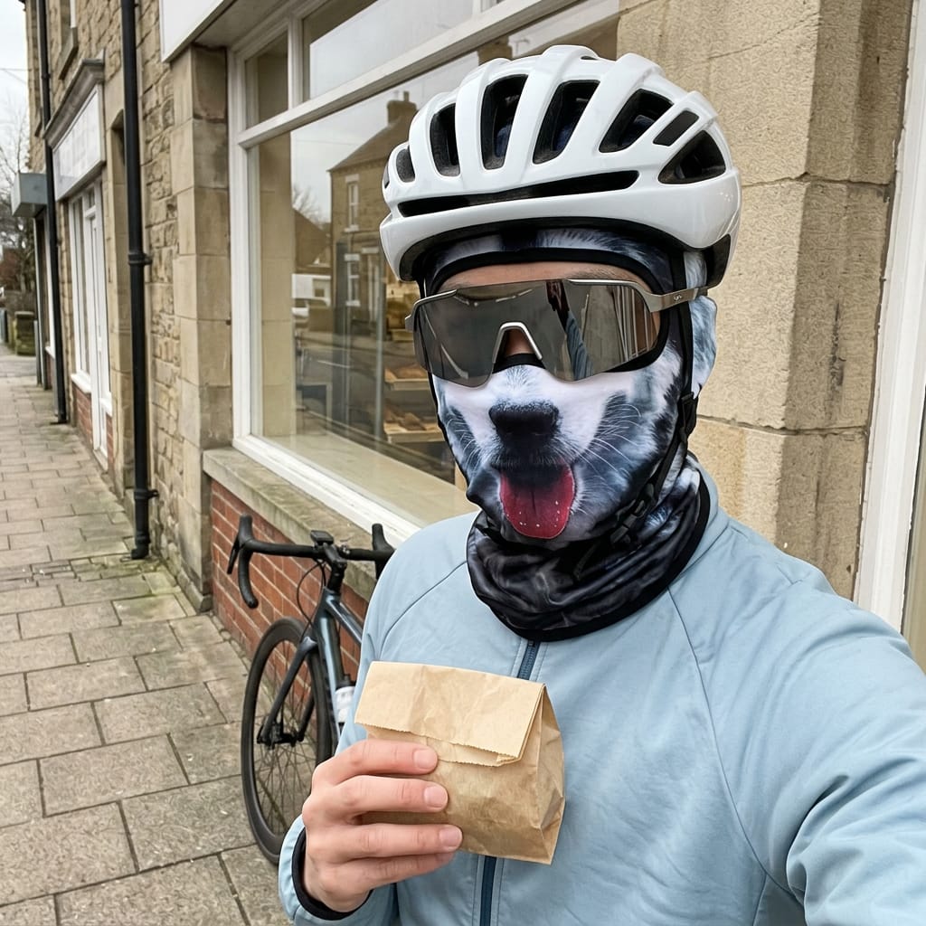 Customer photo review of Animal Masks for Winter Rides
