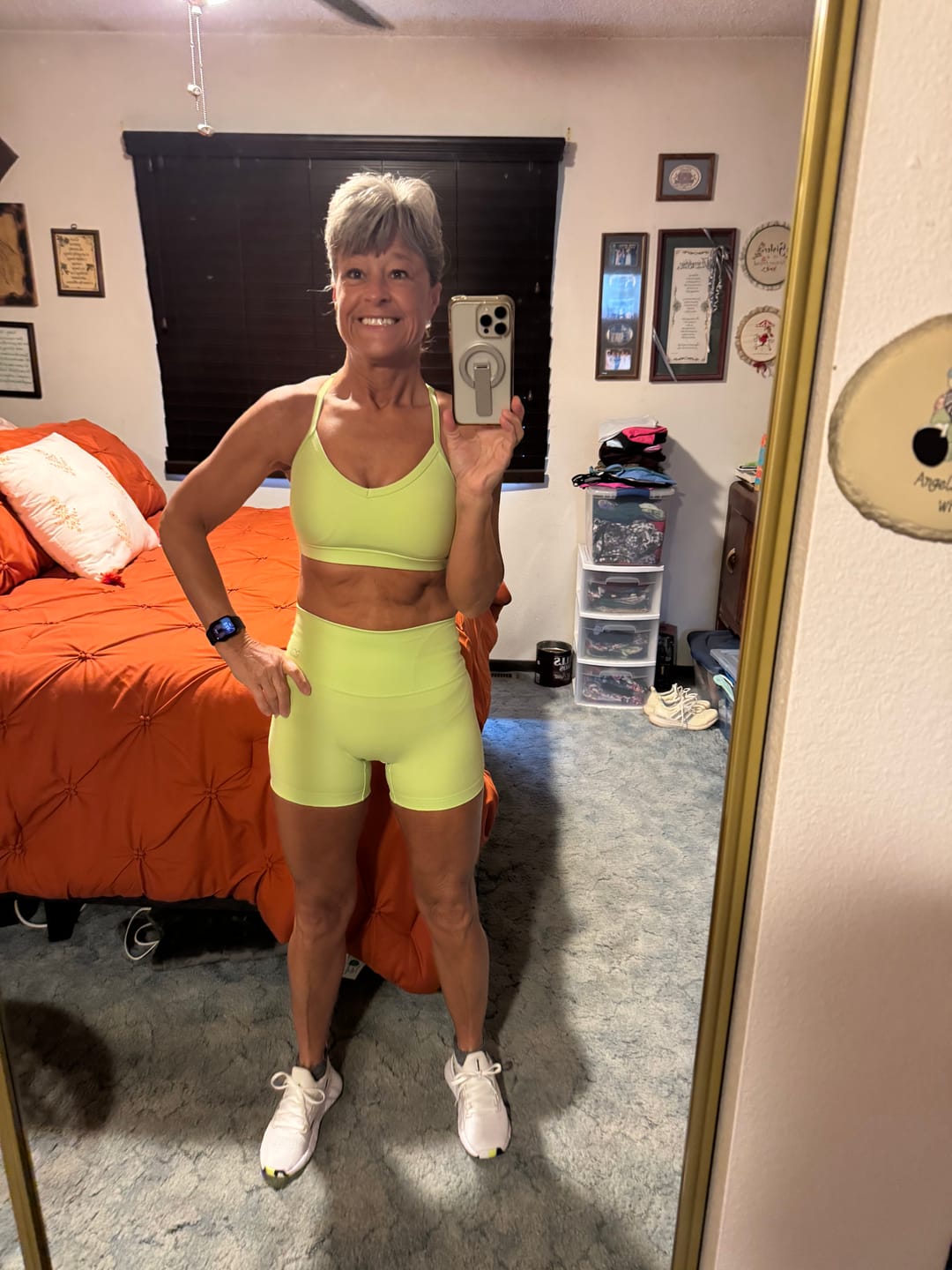 Customer photo review of BOLD Strappy Sports Bra