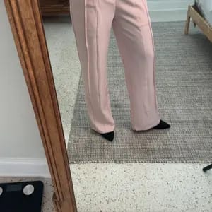 Customer photo review of Lace-up Trousers Loose-fit Drawstring Wide-leg Pants With Multiple Pockets