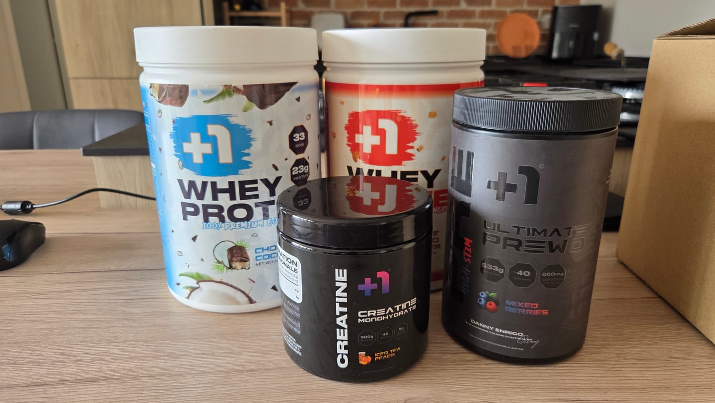 Customer photo review of +1© PREMIUM WHEY PROTEIN (1kg)