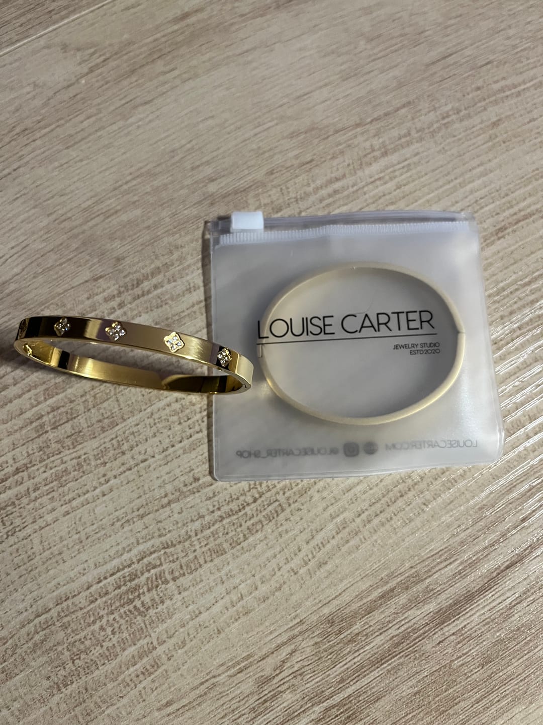 Customer photo review of Cherish Diamond Bangle
