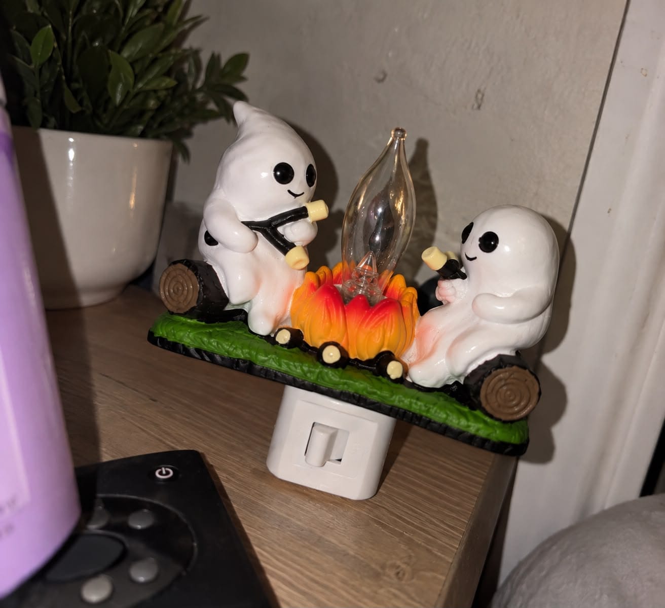 Customer photo review of Ghost Campfire Night Light™