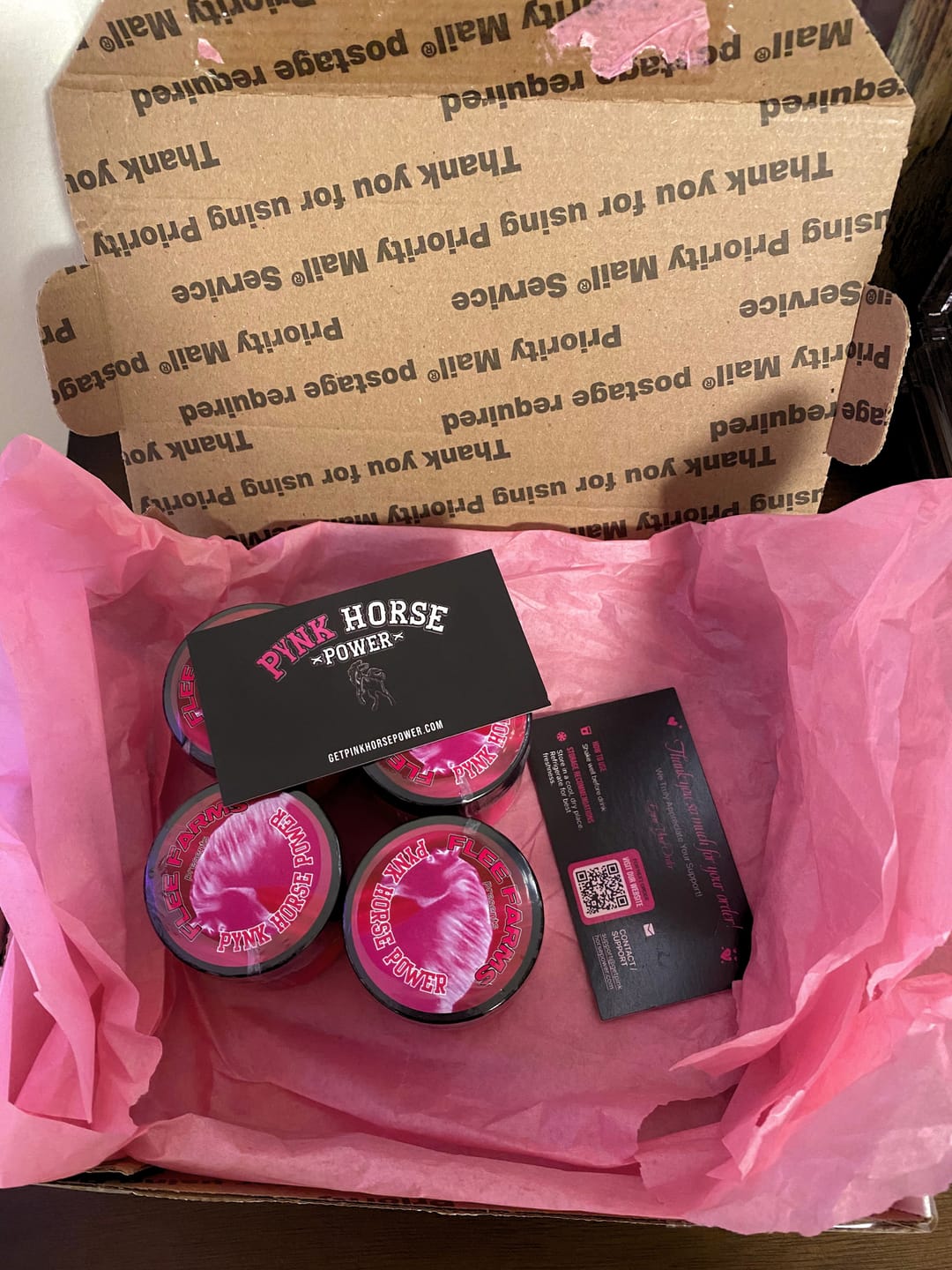 Customer photo review of Pink Horse Power (8 Pack)