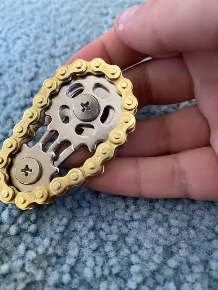 Customer photo review of Fahrradketten Finger Spinner Zappelspielzeug | Leise Fokushilfe Kinder Zahnrad Design