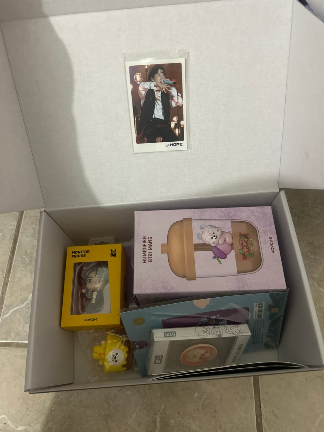 Customer photo review of BTS MYSTERY RANDOM BOX [RENEWAL VERSION]