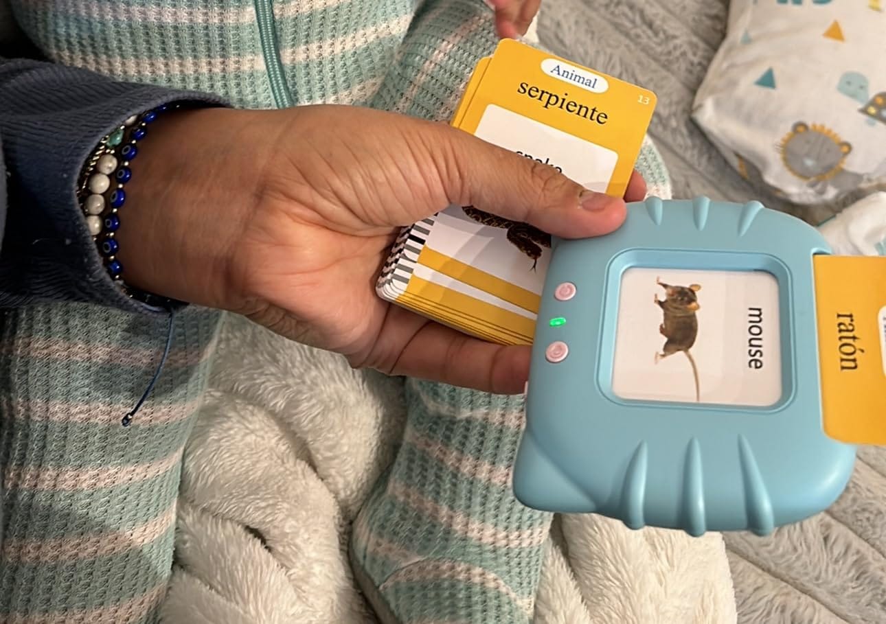 Customer photo review of TalkyCards™ – Tarjetas Interactivas Para Hablar