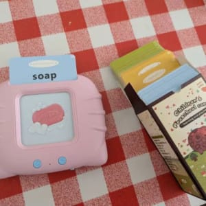 Customer photo review of MyFirstWords™ — Talking Flash Cards for Toddlers