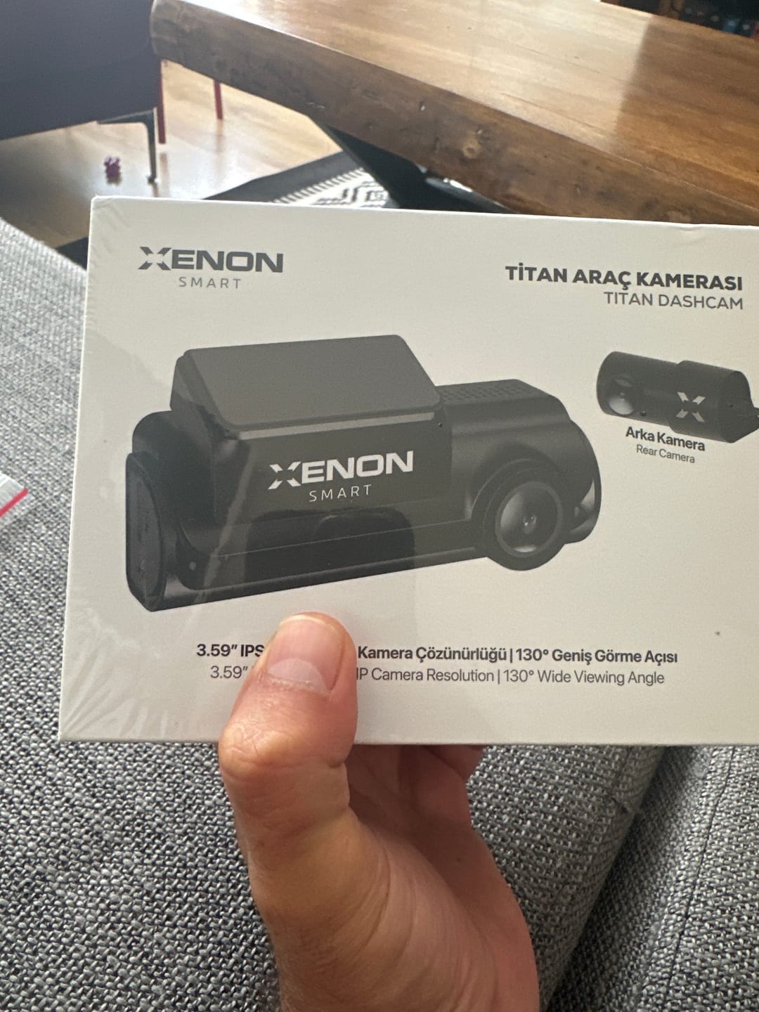 Customer photo review of Titan Çift Araç Kamerası 2K | 1080P Arka, GPS, 5.8GHz WiFi, 3.59" IPS Ekran, 512GB SD Destek (X6452)