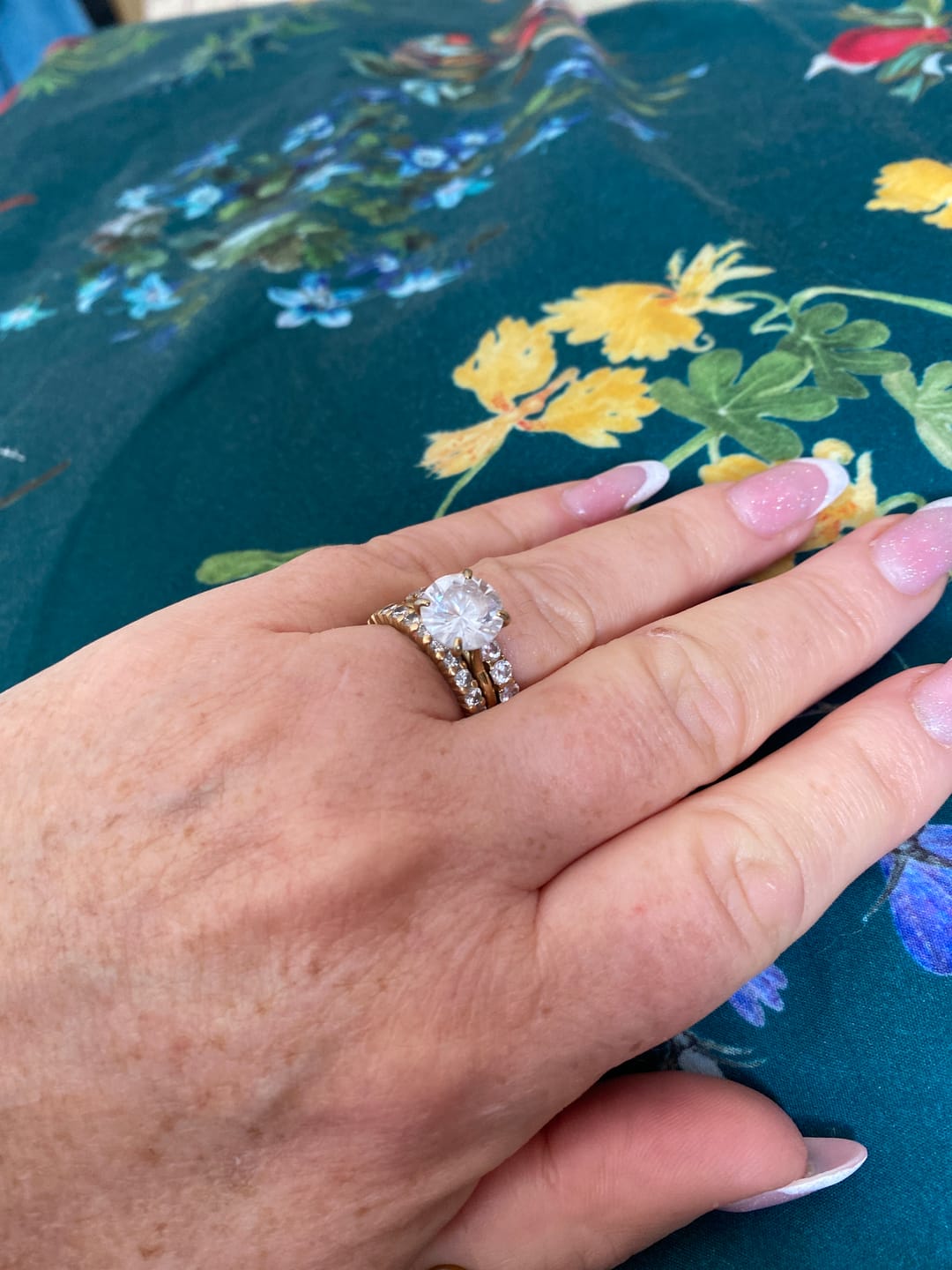 Customer photo review of Bold Eternity Band Ring