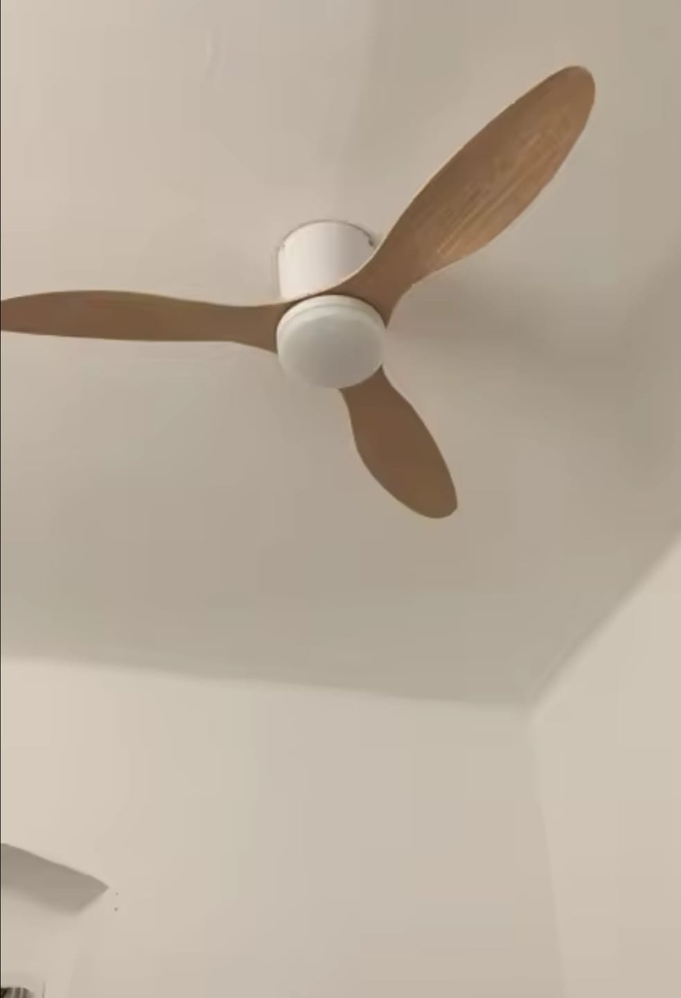 Customer photo review of Ventilateur Plafond Silencieux Ultra-Plat avec Moteur DC – Diamètre 106 cm / 132 cm