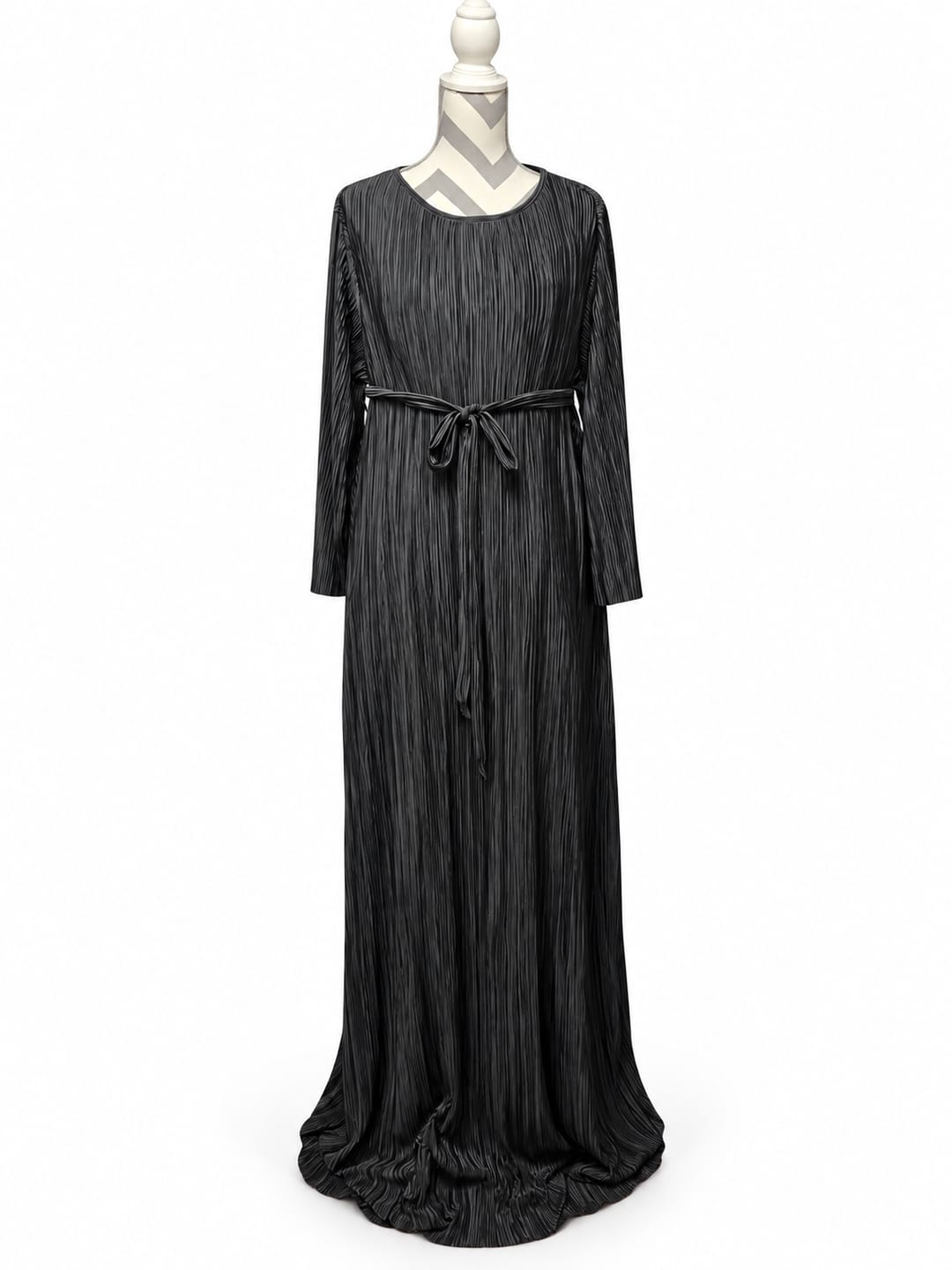 Customer photo review of Black Pleated Knit