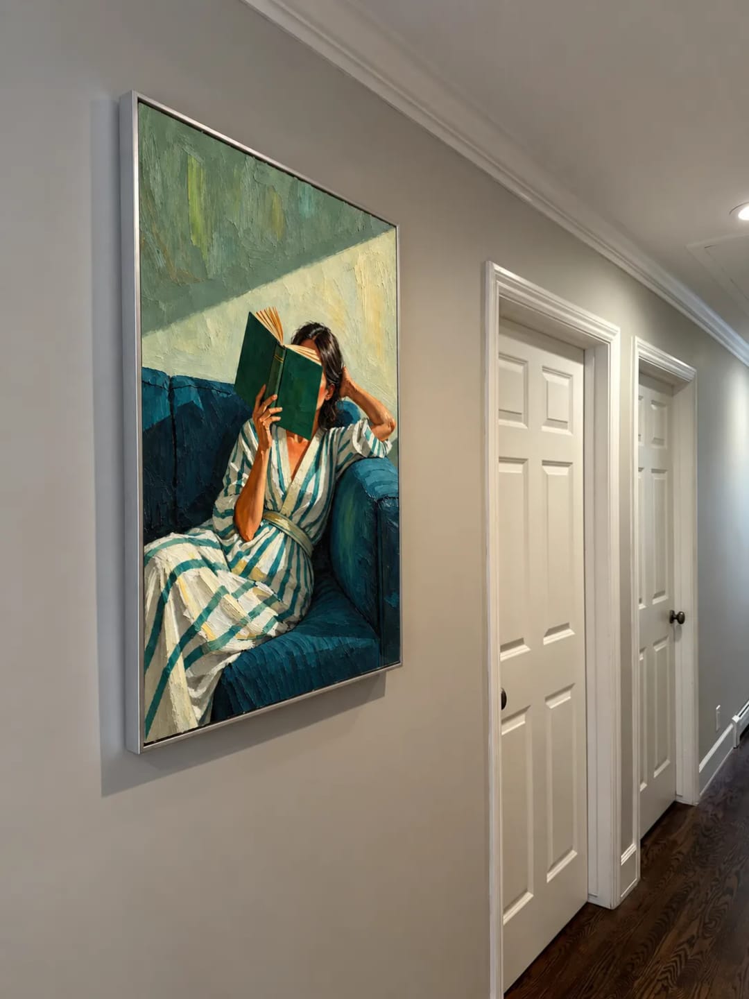 Customer photo review of Quiet Chapter Figure Wall Art