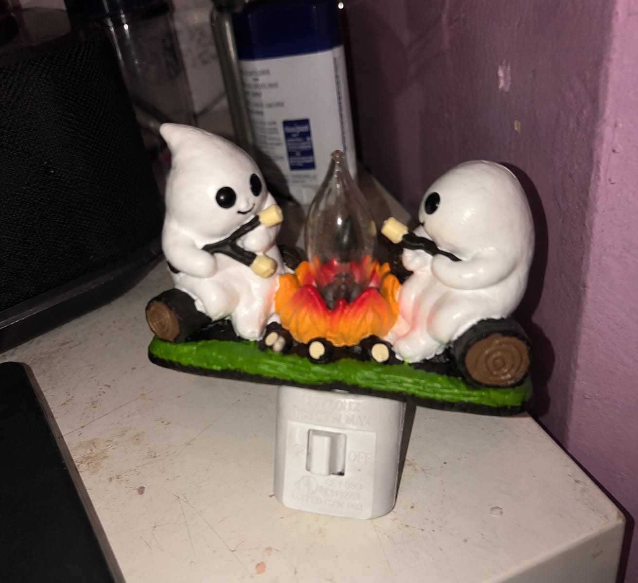 Customer photo review of Ghost Campfire Night Light™