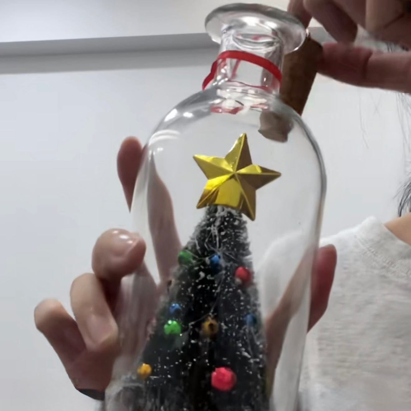 Customer photo review of Botella de Recuerdos Navideños