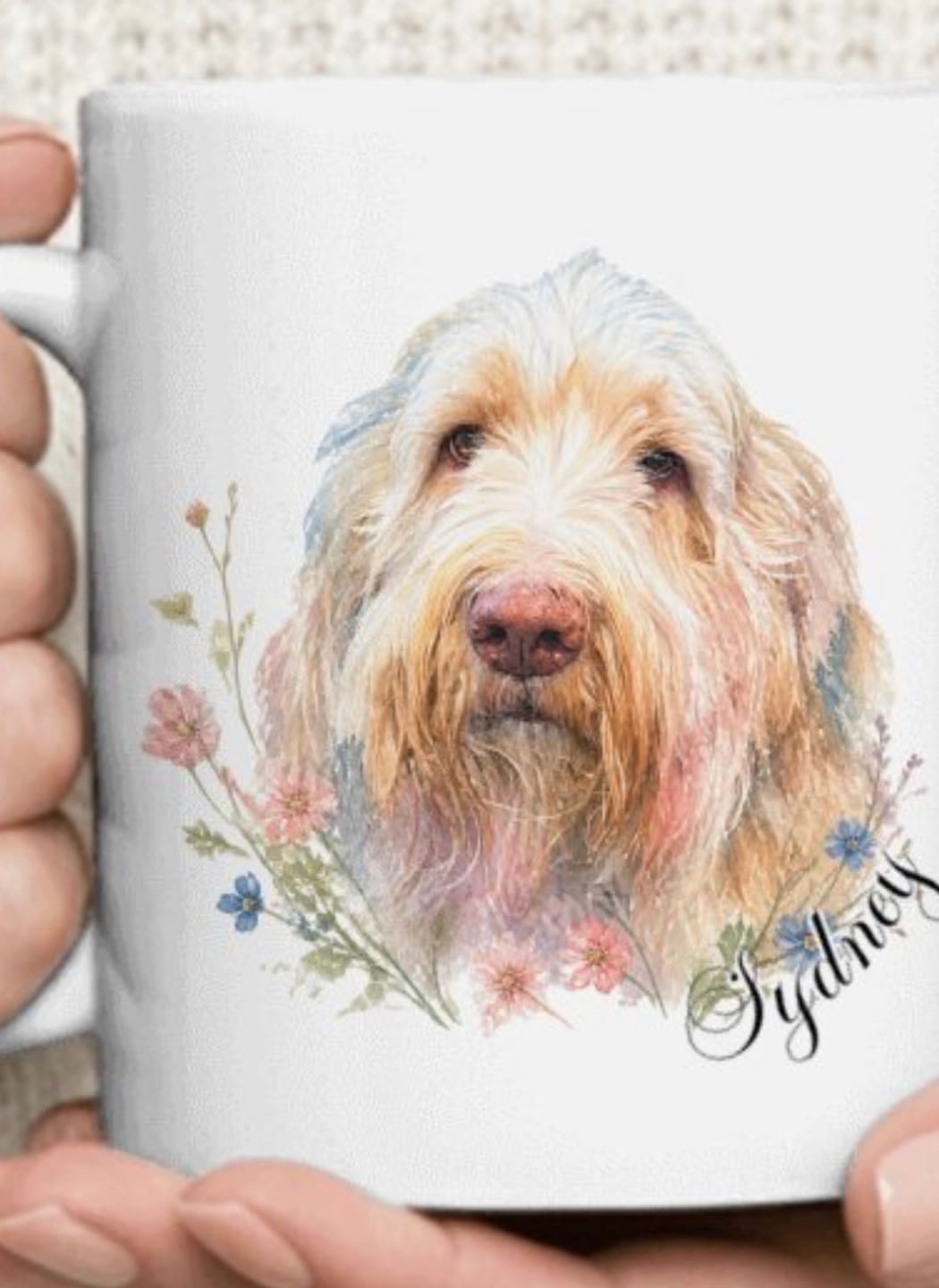 Customer photo review of Watercolor - Personalized Mug