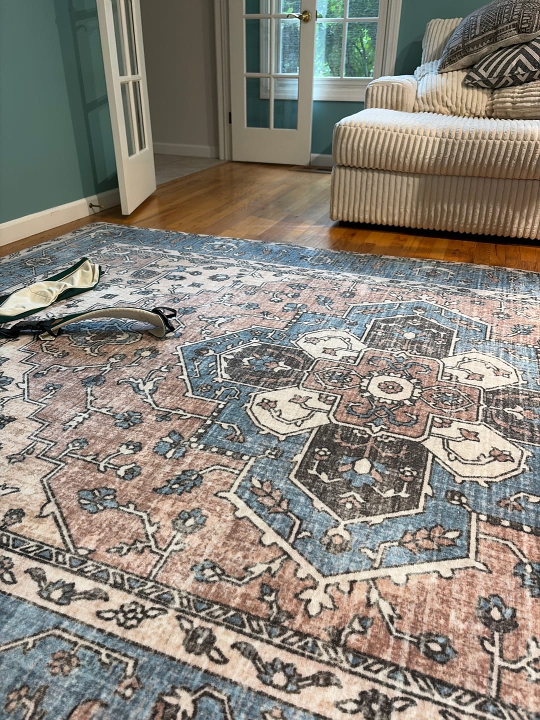 Customer photo review of Designer Relax Mat - 1.4" Thick Foam Base
