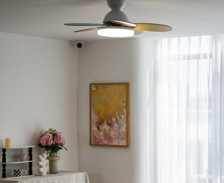 Customer photo review of Ventilateur de Plafond Moderne avec LED Intégrée et Télécommande
