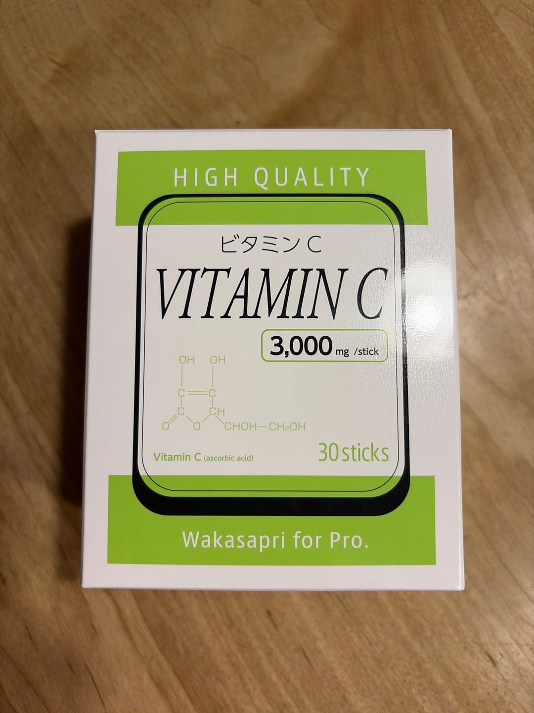 Customer photo review of 高濃度ビタミンC 3,000mg -Wakasapri for Pro.