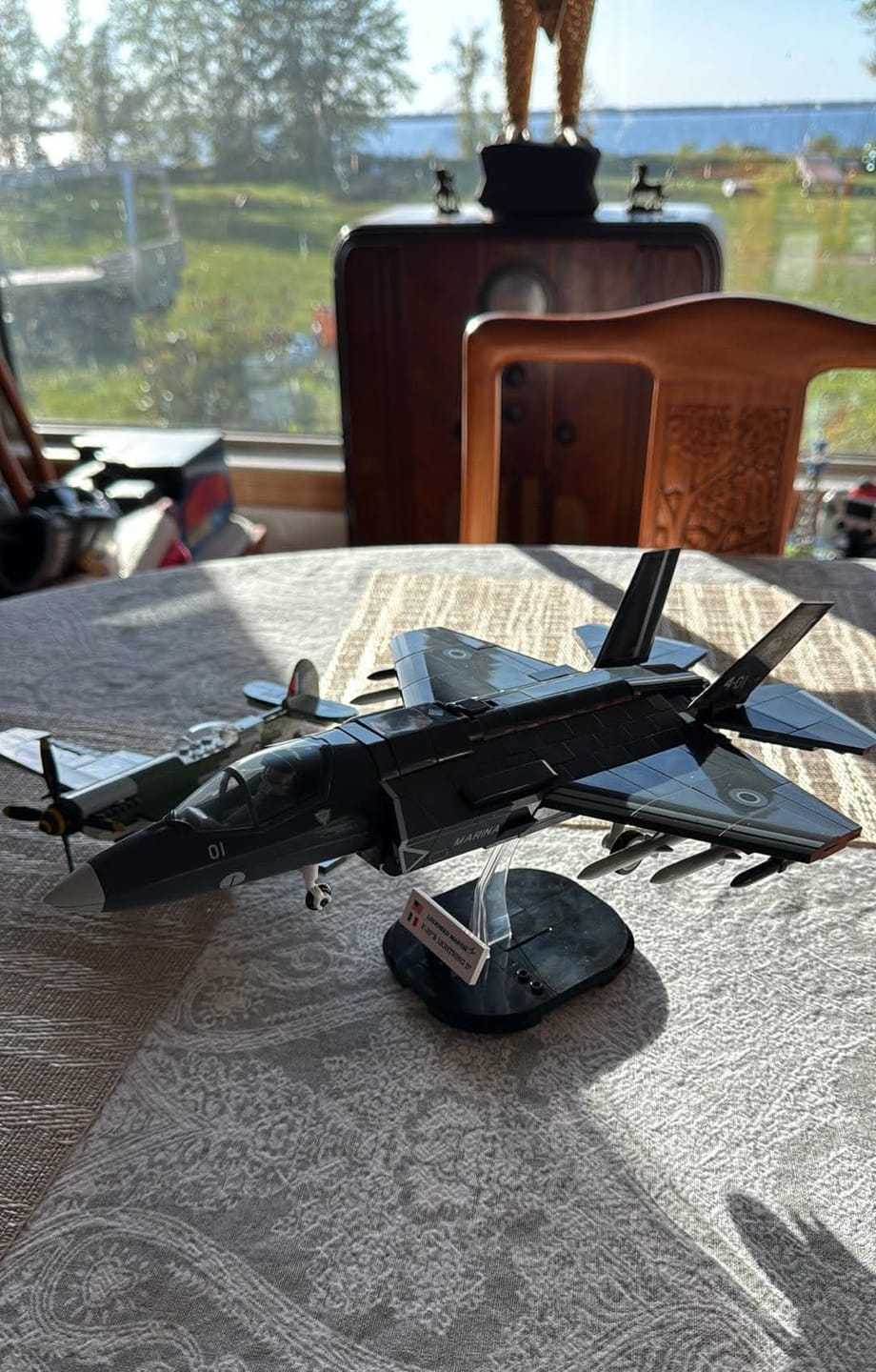 Customer photo review of COBI F-35B STOVL Lightning II Fighter Jet: Set #5895