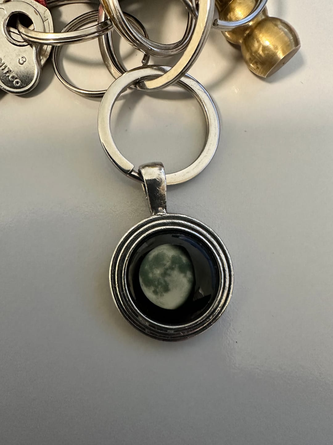 Customer photo review of Regio Keychain in Pewter