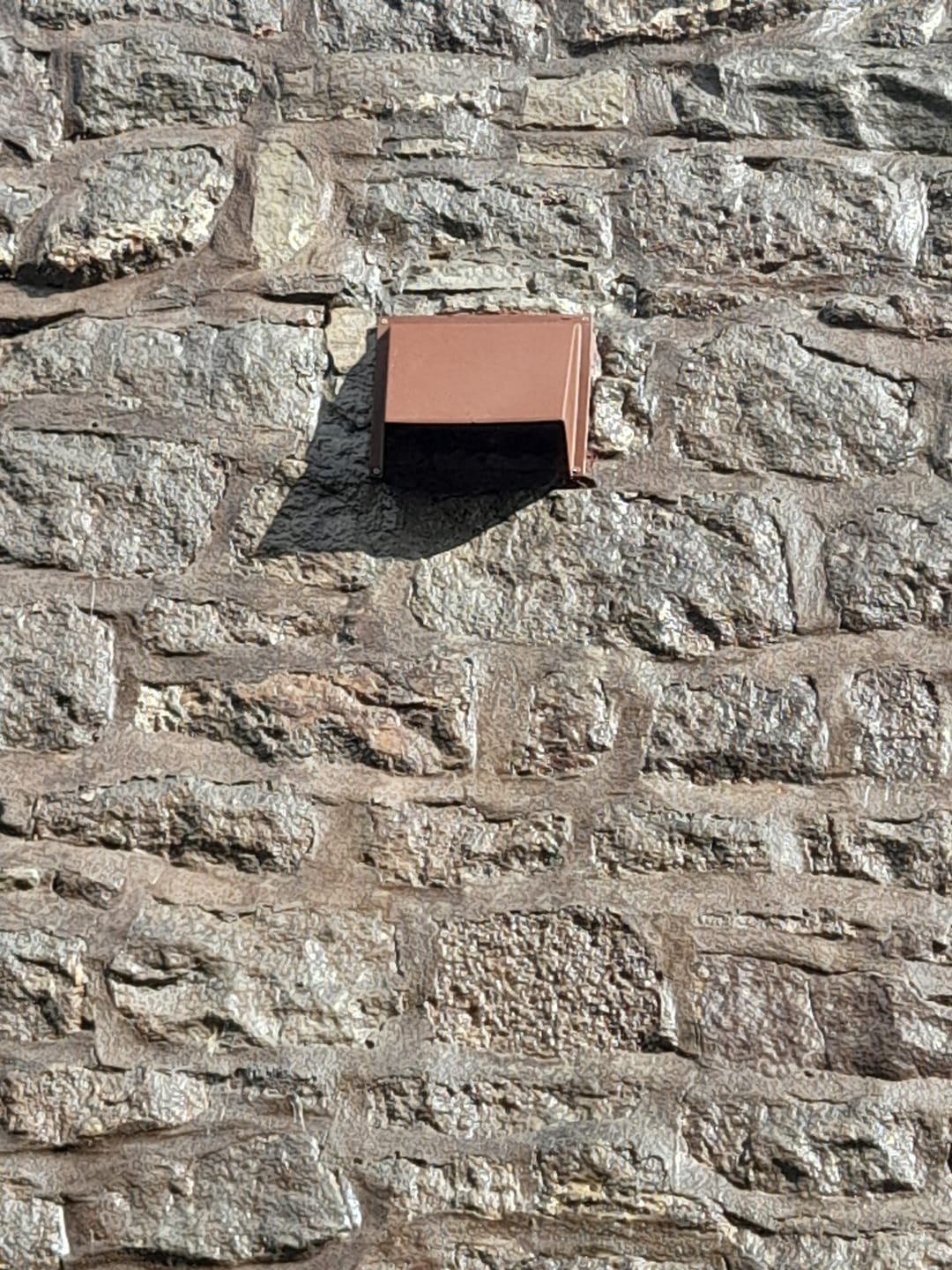 Customer photo review of (BAG OF 1) Timloc External Cowl – Brown Plastic Wall Vent Draught Reduction