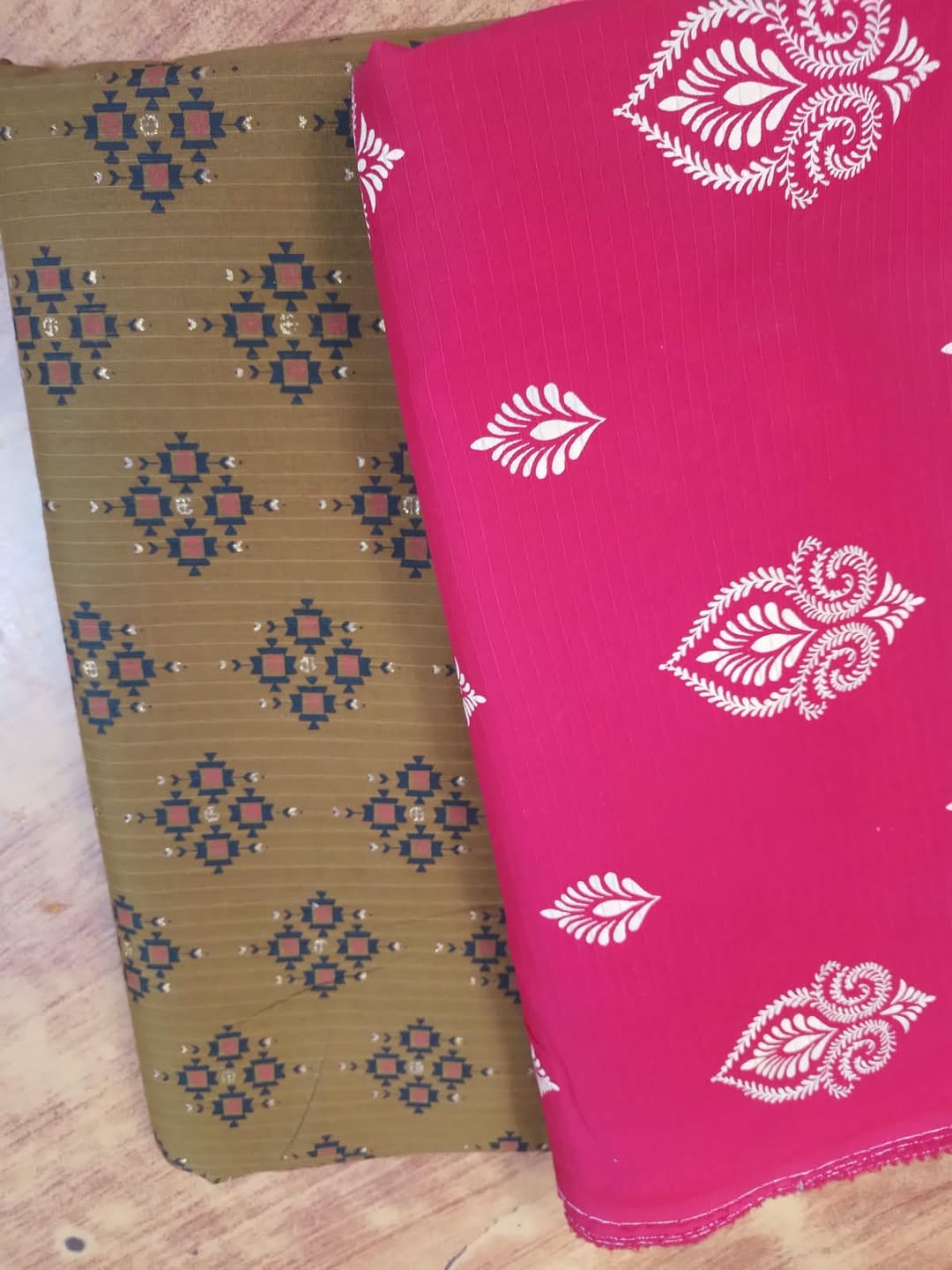 Customer photo review of Black Heritage — Printed Khaddar 2-Piece Unstitched Suit
