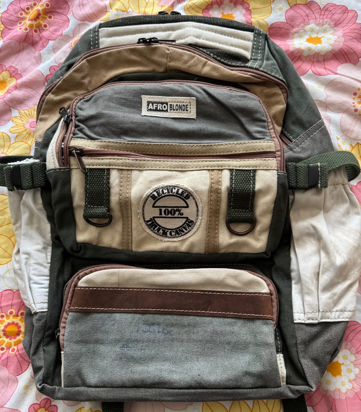 Customer photo review of Navigator: This Laptop Backpack Gives Truck Tarp A New Life