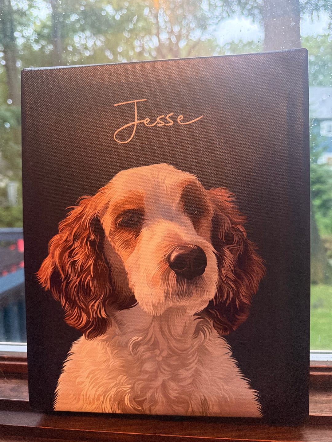 Customer photo review of Pet Art Canvas Wrap