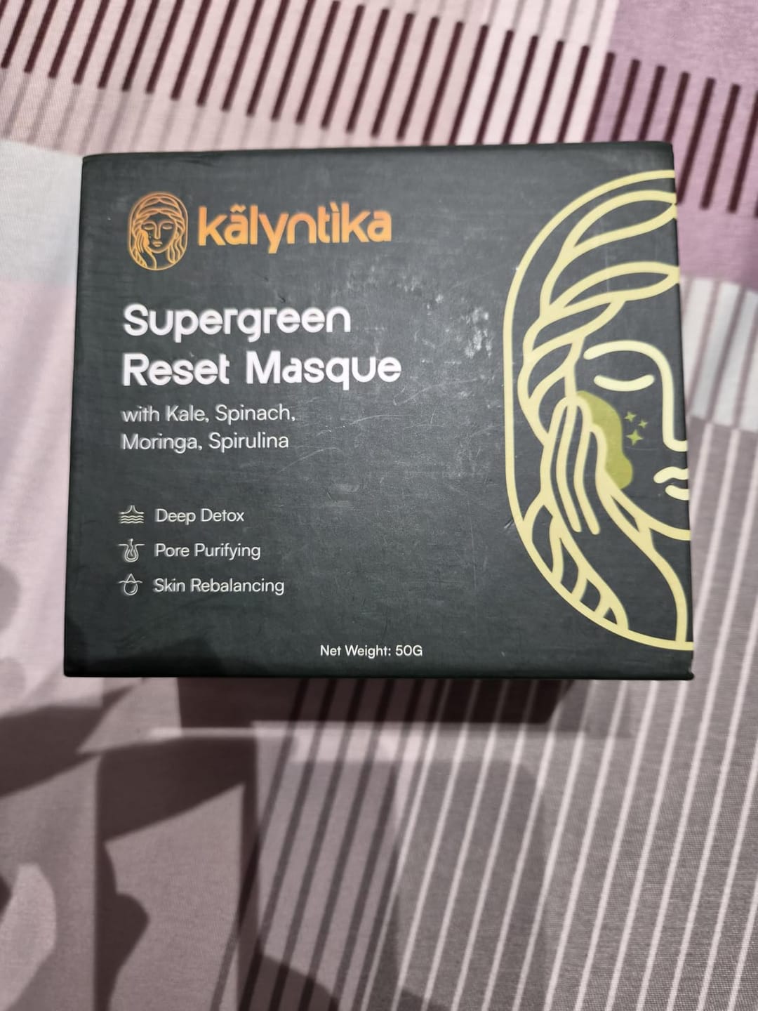 Customer photo review of Supergreen Reset Masque