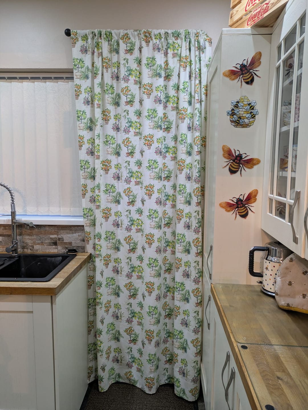 Customer photo review of Garden Pots Cotton Canvas Fabric