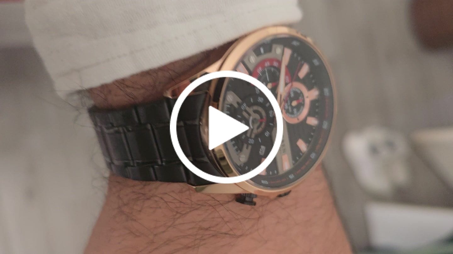 Customer video review of Curren Ambasador® orologio uomo acciaio