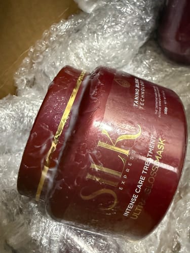 Customer photo review of Silk Express™ Ultra-Fast Taninoplastia Hair Straightening Set