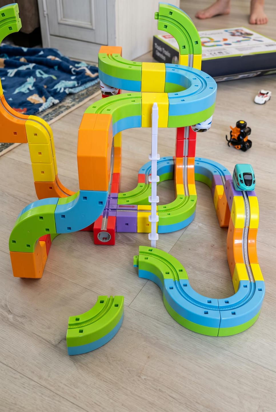 Customer photo review of WonderRail™: The Modular 3D Train Track for Curious Little Builders