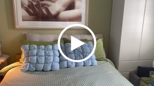 Customer video review of Puff Pillow