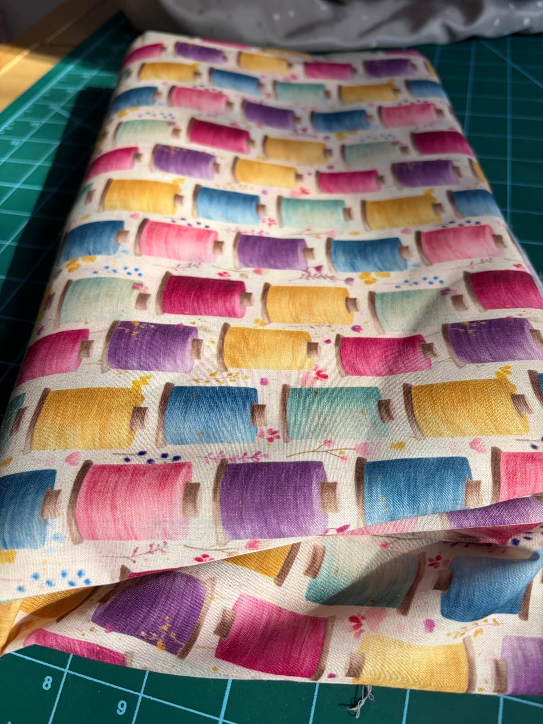 Customer photo review of Colourful Threads Polycotton Fabric