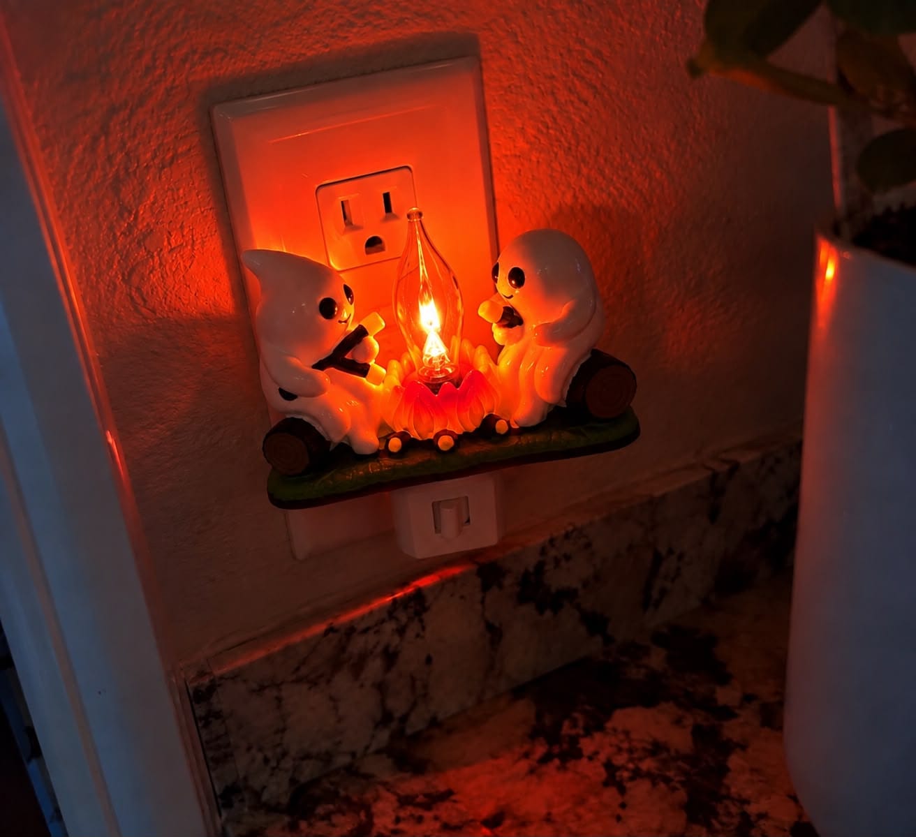 Customer photo review of Ghost Campfire Night Light™