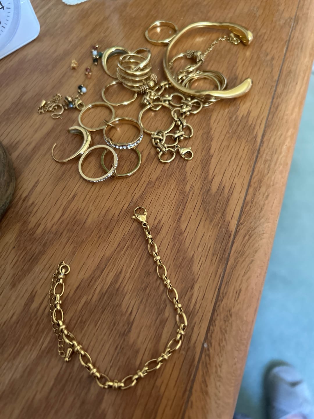 Customer photo review of Cami Knotted Link Bracelet