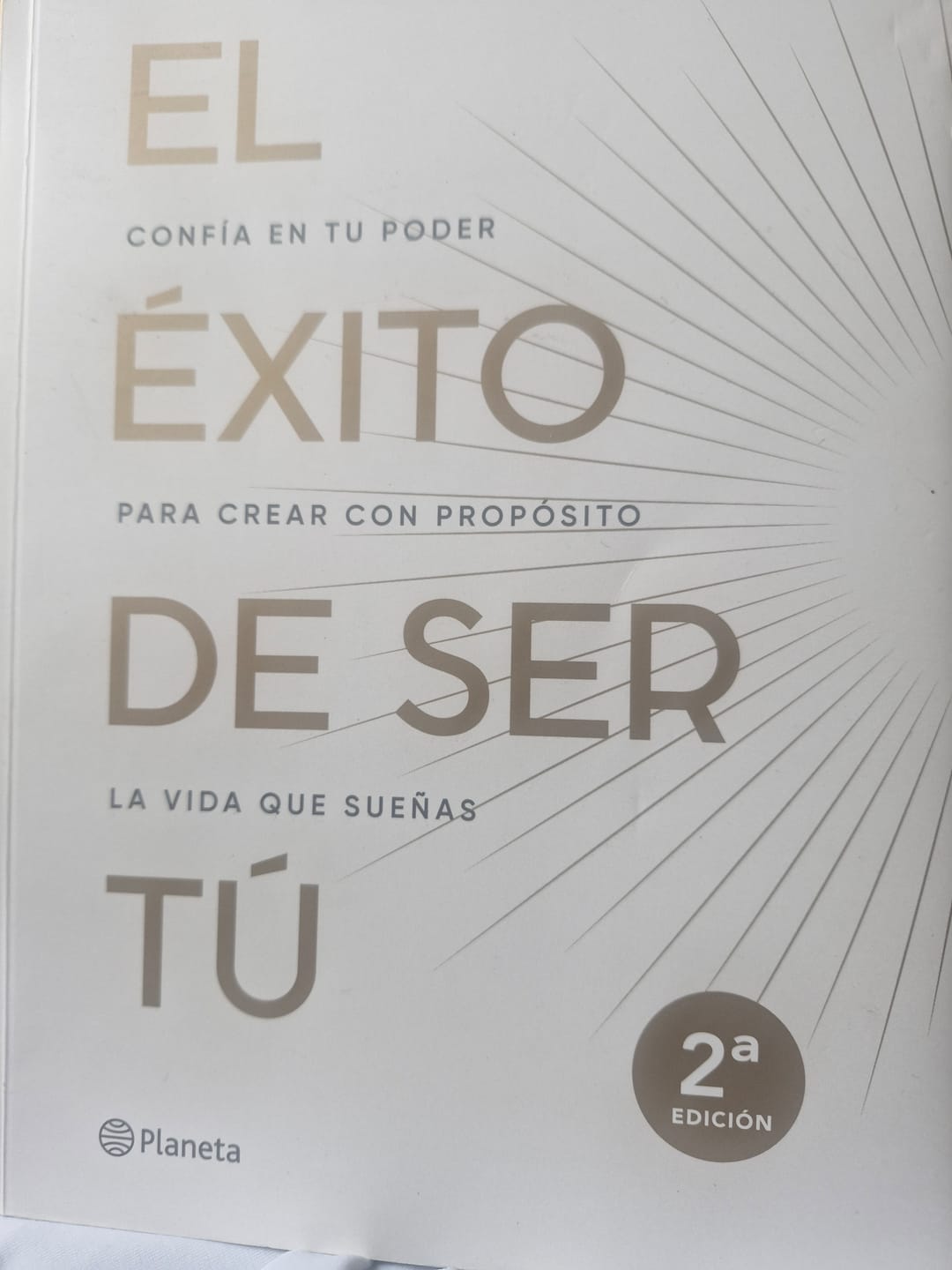 Customer photo review of El éxito de ser tú – Libro firmado
