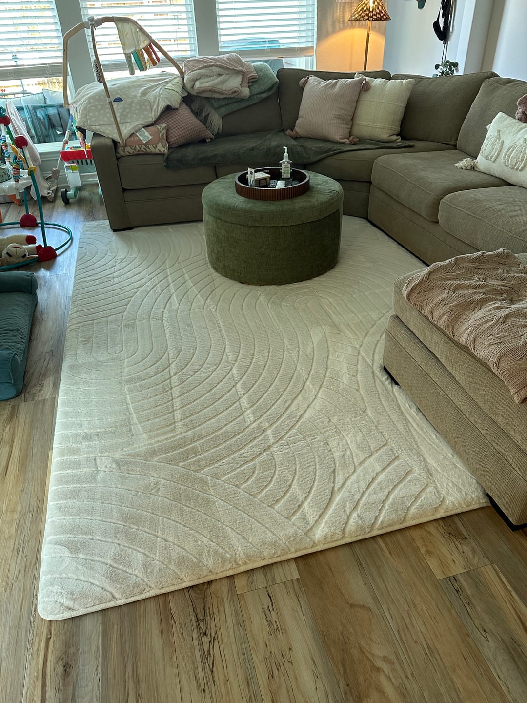 Customer photo review of Designer Relax Mat - 1.4" Thick Foam Base