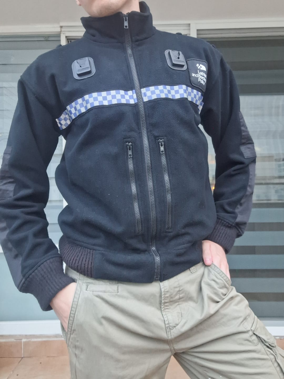 Customer photo review of Original British Strathclyde Police Jacket Elasticated Cuffs Hemline Black
