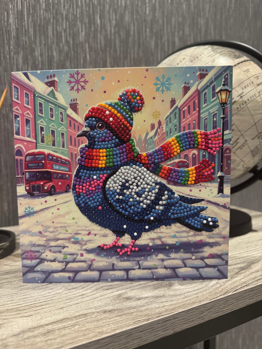 Customer photo review of 2026 Best of British Crystal Art Card Box Set of 8
