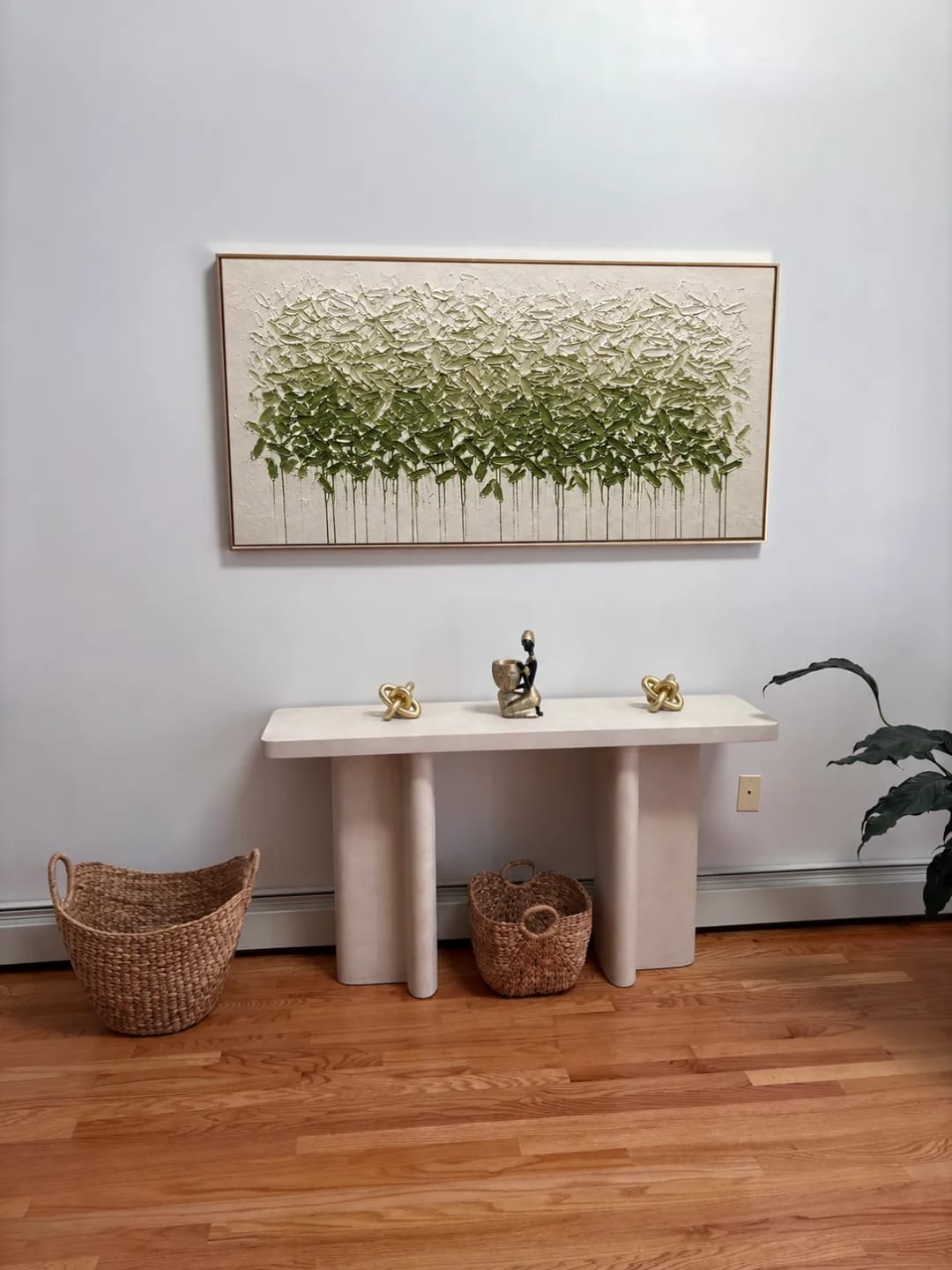 Customer photo review of Olive Canopy Textured Wall Art